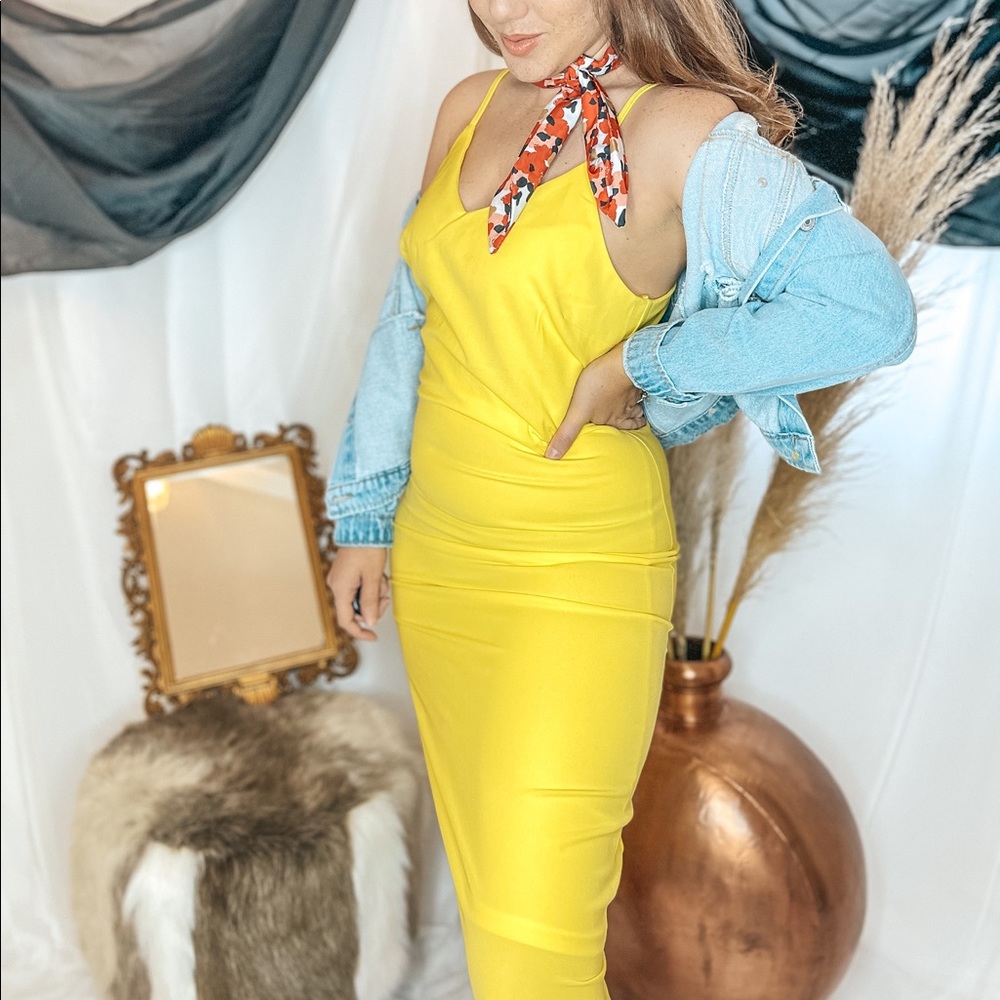 Yellow Georgia Dress